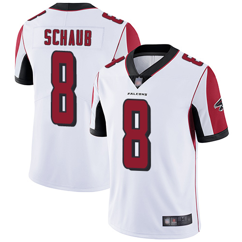 Atlanta Falcons Limited White Men Matt Schaub Road Jersey NFL Football #8 Vapor Untouchable